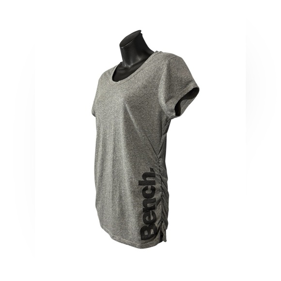 Heather Grey Bench. T-Shirt Side Logo, XL - Picture 5 of 9